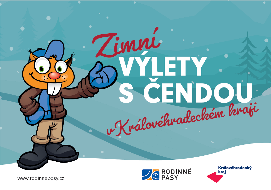 Zimní výlety s Čendou v Královéhradeckém kraji