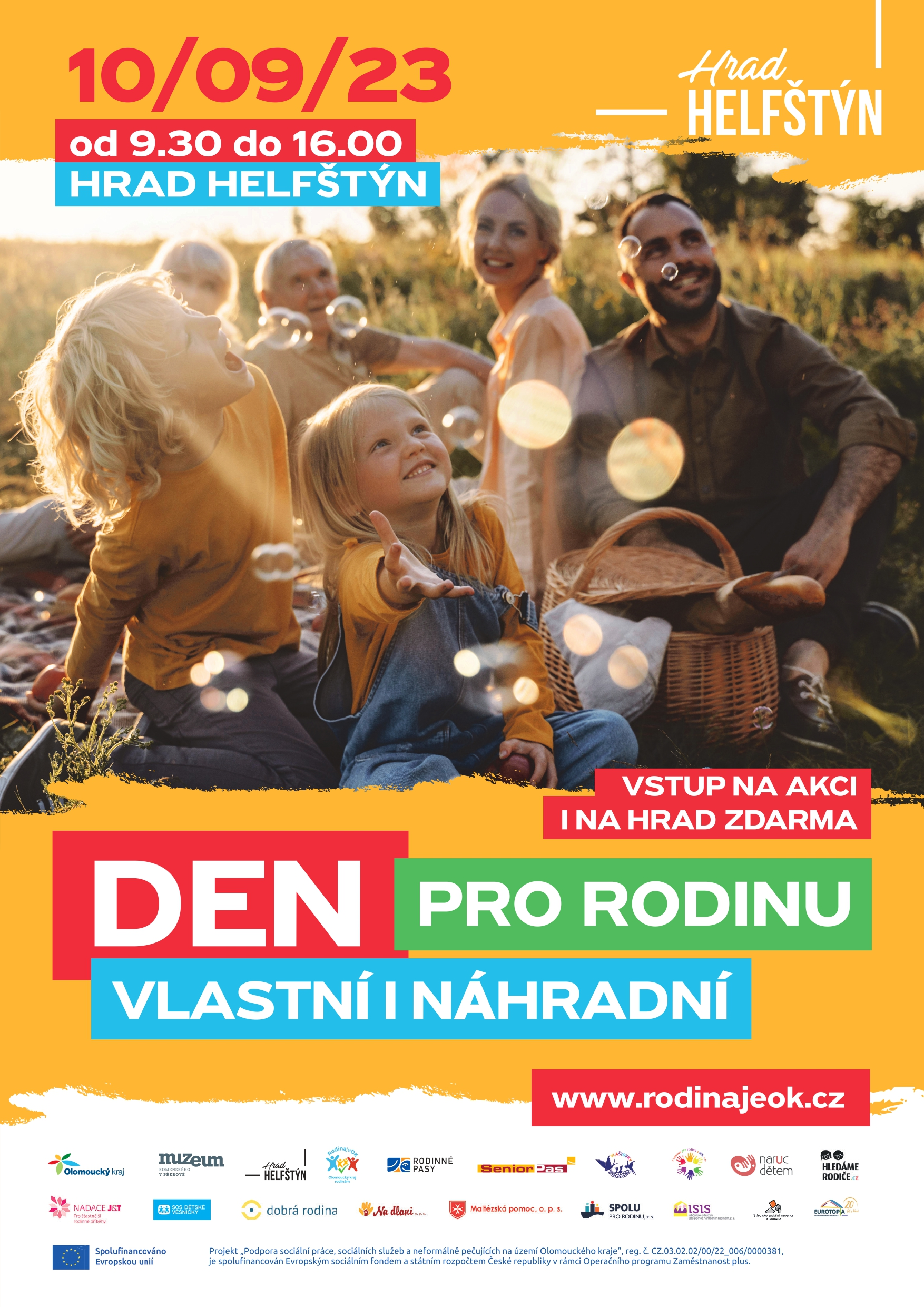 Den pro rodinu vlastní i náhradní na hradě Helfštýn